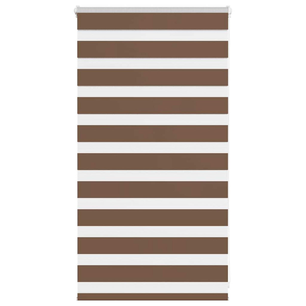 VIDAXL Store zebre marron 70x100 cm largeur du tissu 65,9 cm polyester