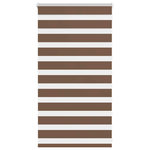 VIDAXL Store zebre marron 70x100 cm largeur du tissu 65,9 cm polyester