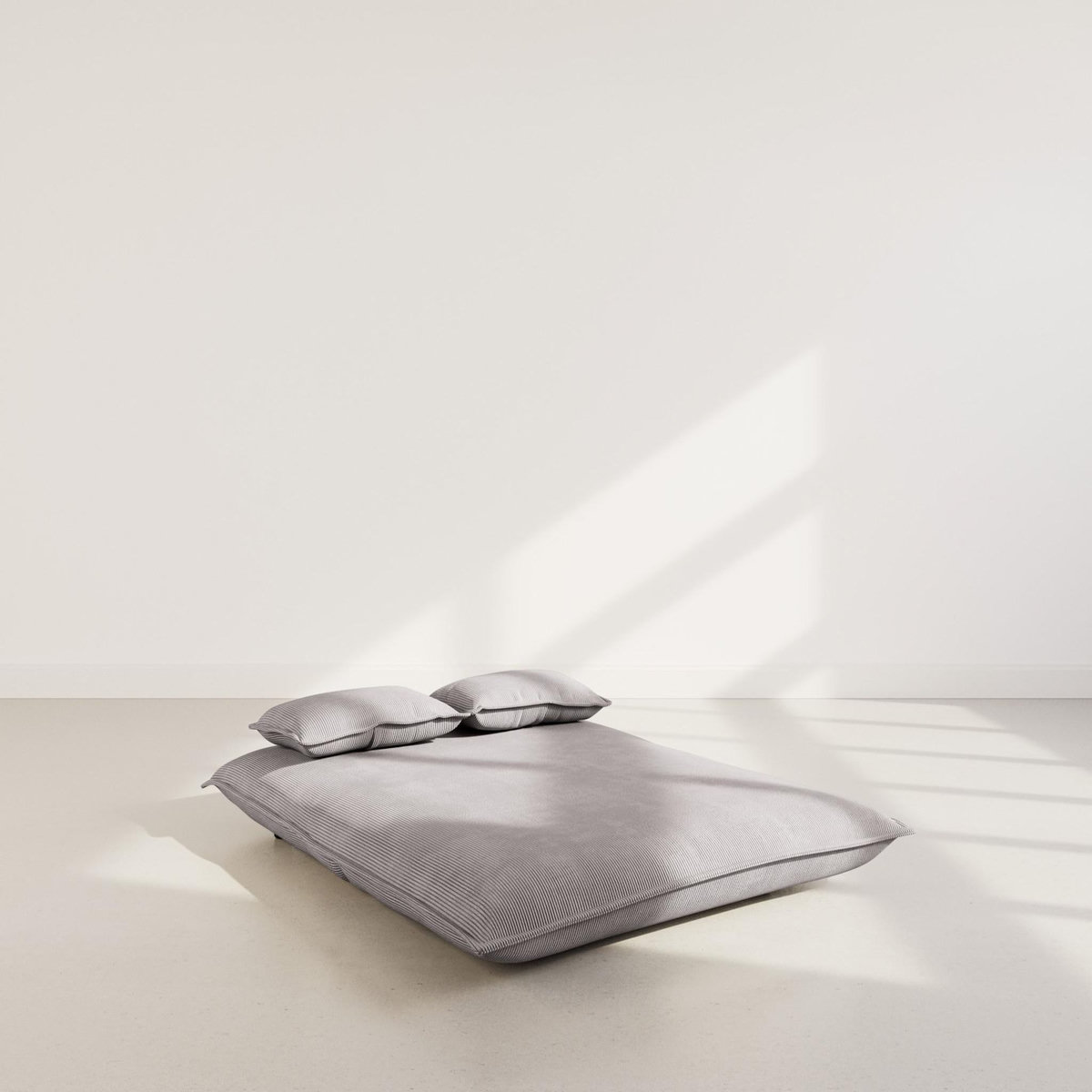 BEST MOBILIER Candice - banquette 2 places convertible clic-clac en velours côtelé