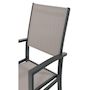 Voir la diapositive 2 : Habitat et Jardin Fauteuil jardin Alu/Textilène  Tropic  - Phoenix - Taupe - Lot de 2