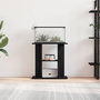 Voir la diapositive 3 : VIDAXL Support pour aquarium chêne noir 60x30x60 cm bois d ingénierie