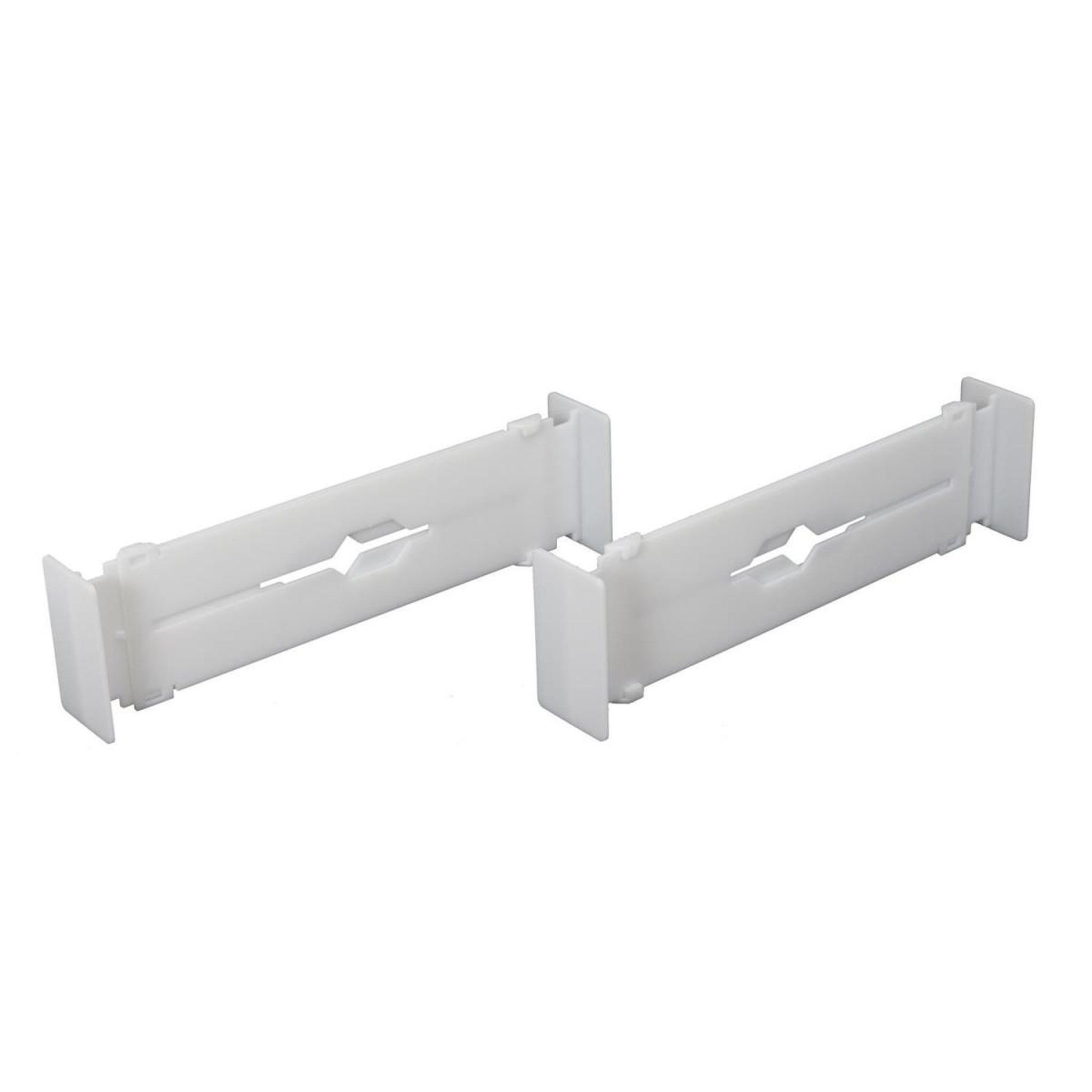 Je cherche une idee Lot de 2 séparateurs de tiroir  extensible  32cm blanc