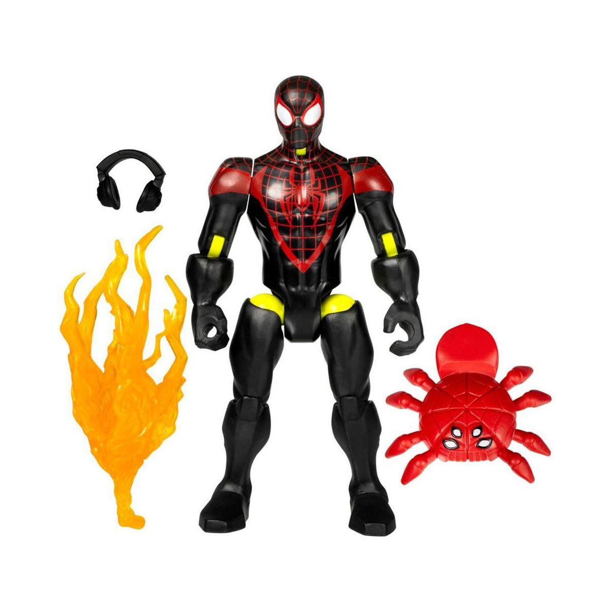 HASBRO MixMashers Miles Morales, figurine personnalisable a mélanger et combiner avec accessoires, Marvel, Des 4 ans
