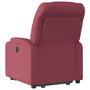 Voir la diapositive 5 : VIDAXL Fauteuil inclinable de massage Rouge bordeaux Tissu