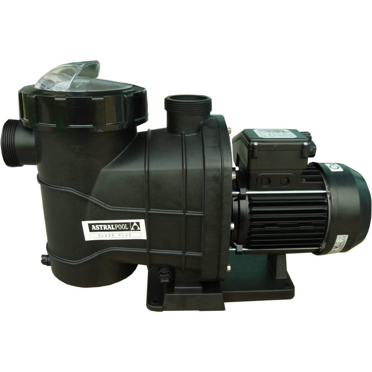 Habitat et Jardin Pompe piscine  Astral Glass +  - 1.5 CV monophasé - 54.4 x 23.2 x 37 cm - Noir