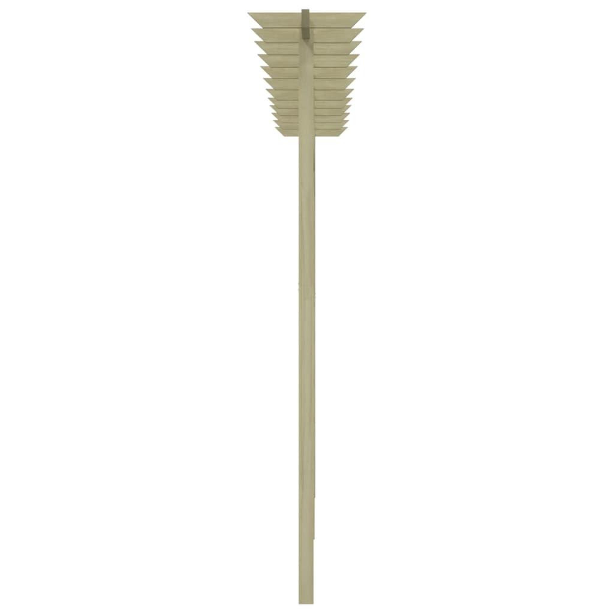 Voir la diapositive 3 : VIDAXL Cloture a lattes de jardin avec pergola Bois