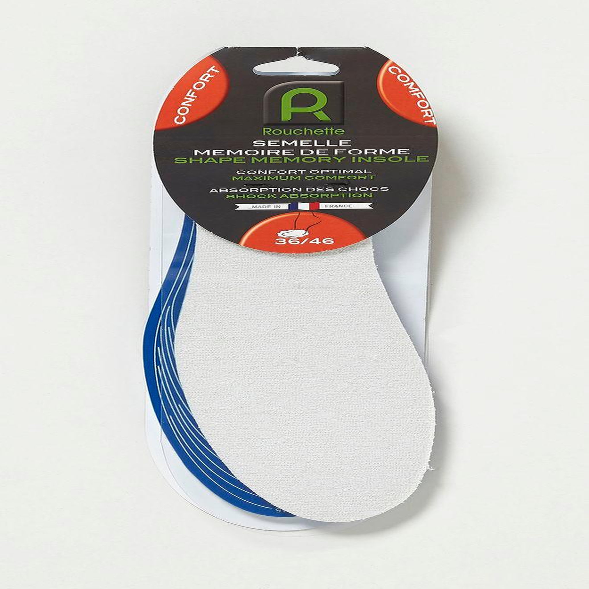 CENTRALE BRICO SEMELLE MÉMOIRE DE FORME blanc T36-46
