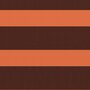 Voir la diapositive 2 : VIDAXL Ecran de balcon Orange et marron 120x500 cm Tissu Oxford