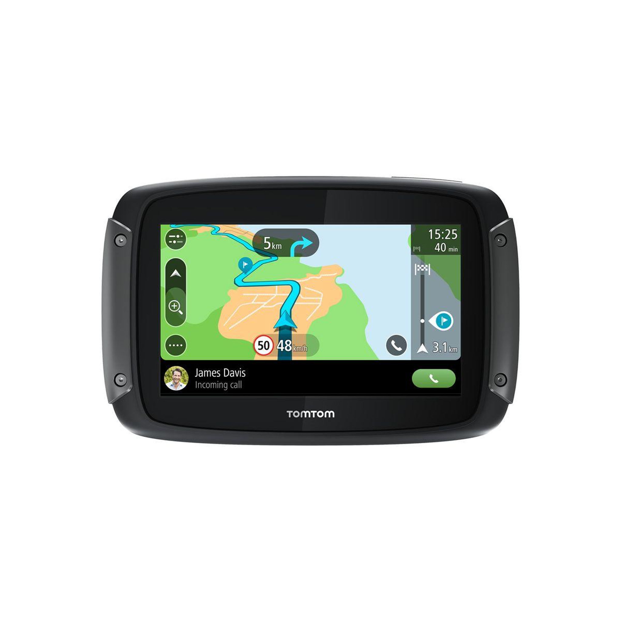Voir la diapositive 1 : Tomtom GPS Rider 50 Europe 23 pays