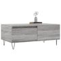 Voir la diapositive 4 : VIDAXL Table basse Sonoma gris 90x50x36,5 cm Bois d'ingenierie