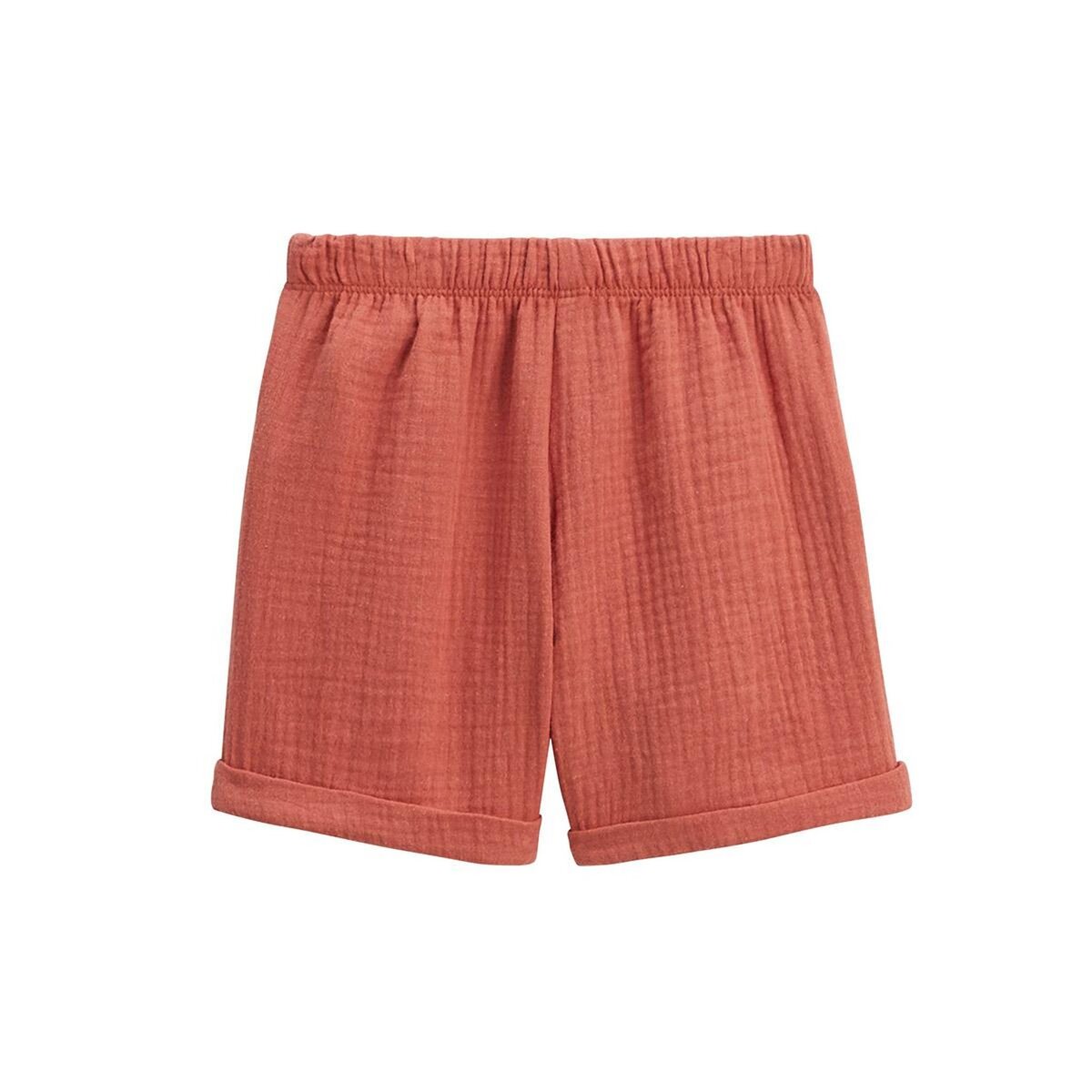 Petit Béguin Ensemble enfant t-shirt et short en gaze de coton Liwa