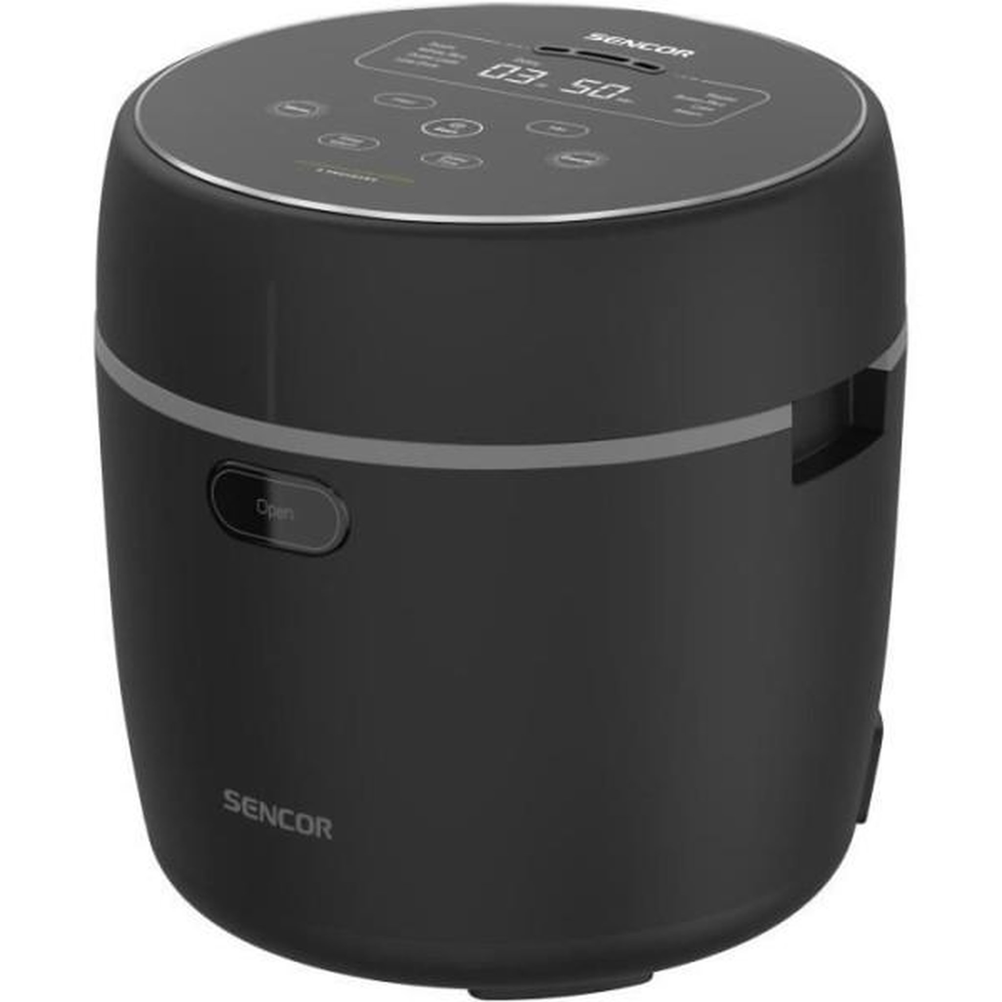 Voir la diapositive 2 : MARKET24 Cuiseur de Riz Electrique  - SENCOR - SRM 0671BK - 350 W - 0,6 L - Noir