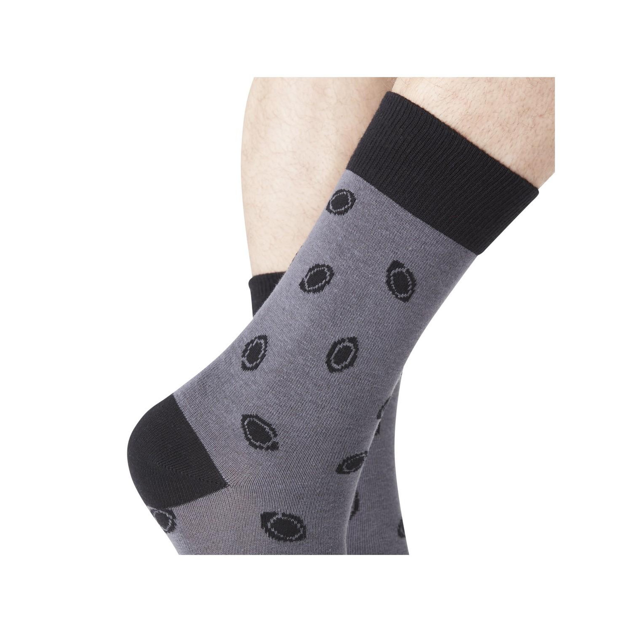 Voir la diapositive 4 : SERGE BLANCO Lot de 6 paires de chaussettes de ville coton homme