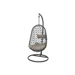 JARDIDECO Fauteuil suspendu Bologna Noir - Jardideco
