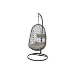 JARDIDECO Fauteuil suspendu Bologna Noir - Jardideco
