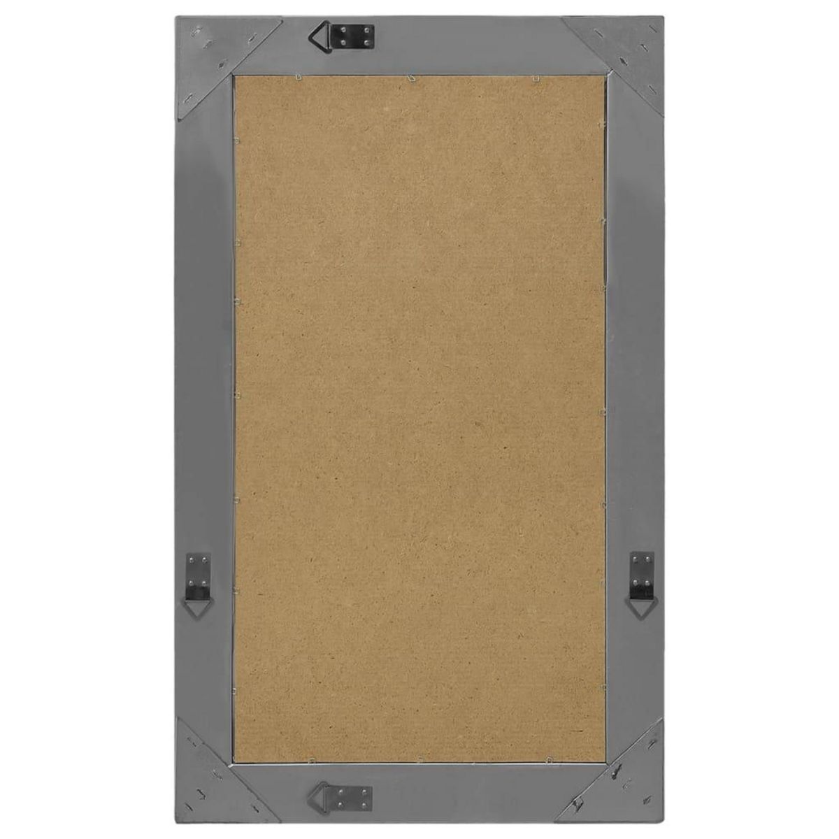 VIDAXL Miroir mural style baroque 50x80 cm noir