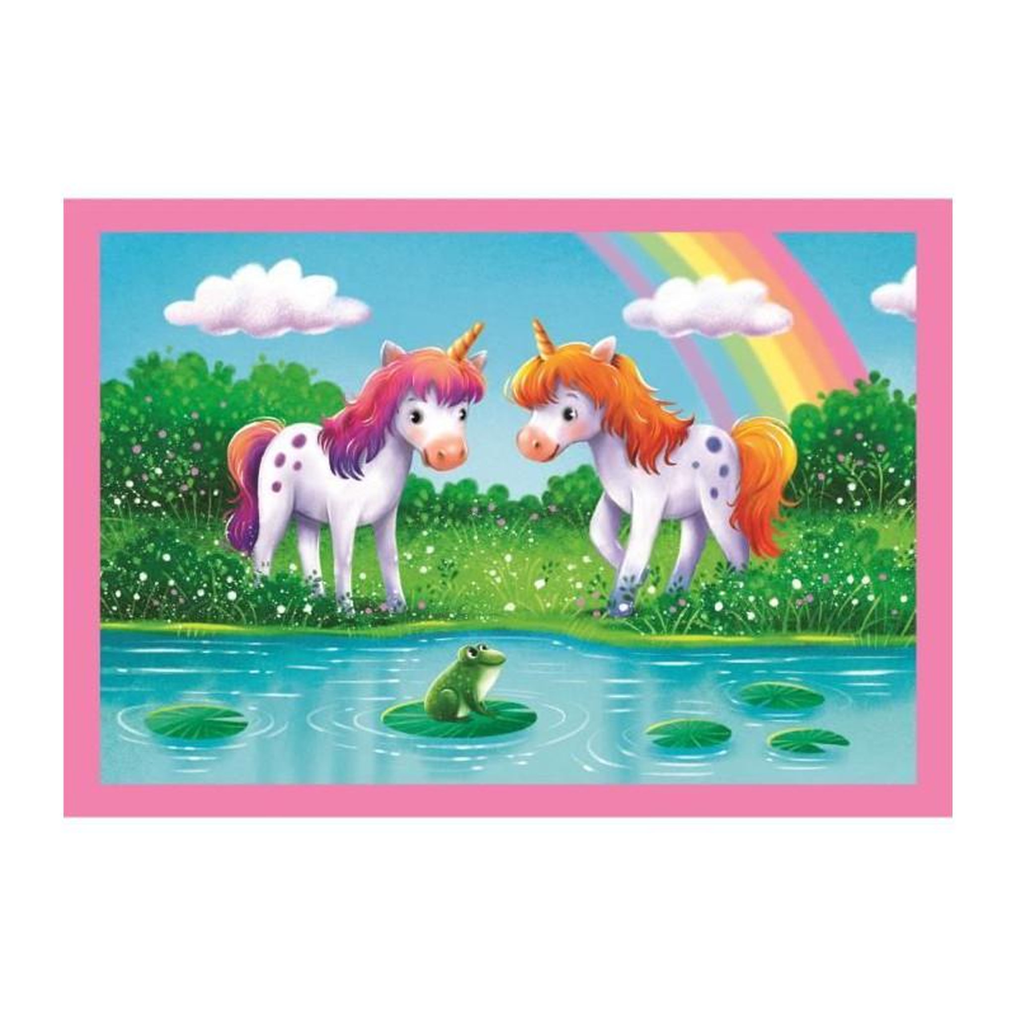 Voir la diapositive 3 : CLEMENTONI CLEMENTONI - Puzzle 4 en 1 - A Day with Unicorns
