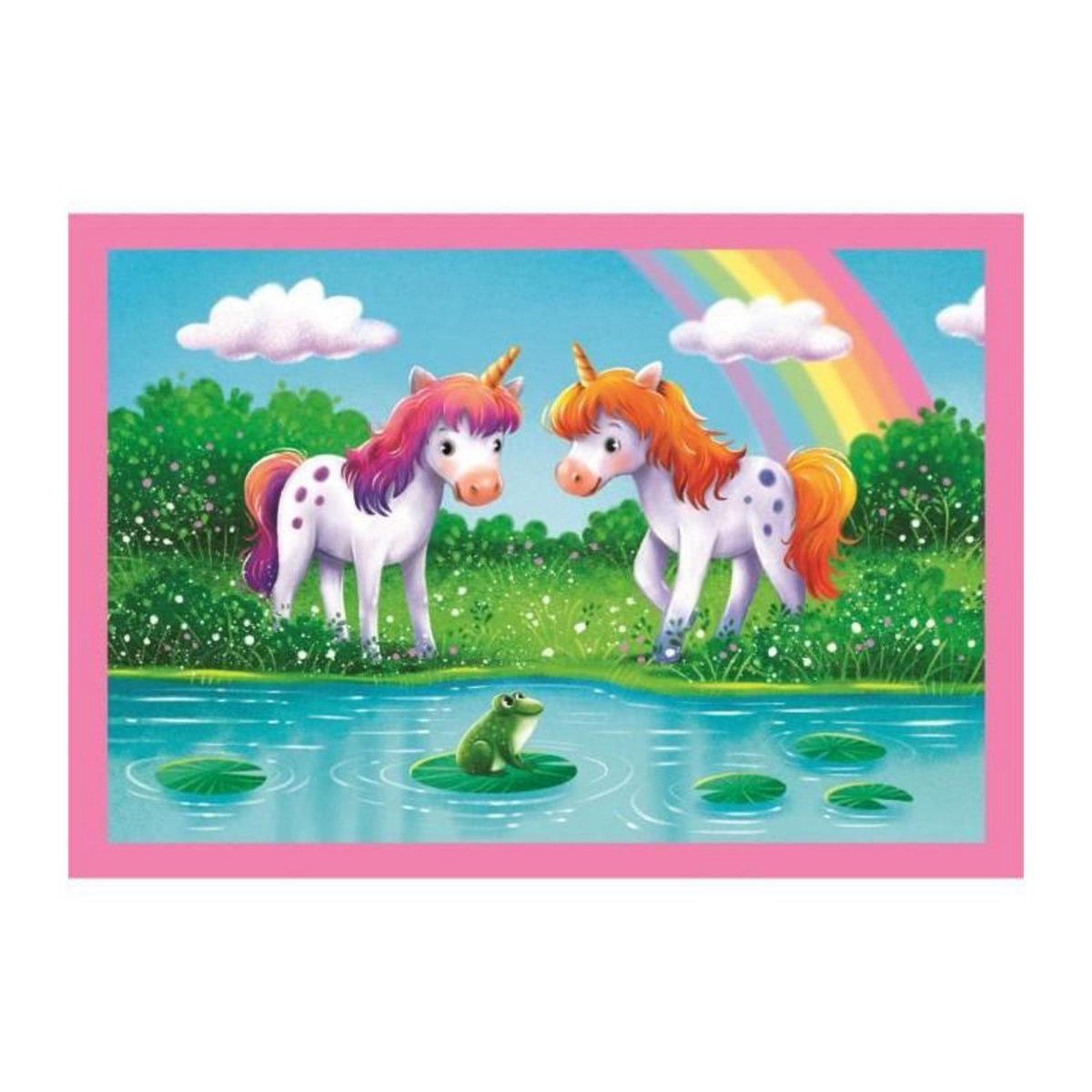 CLEMENTONI Puzzle Clementoni Coloré A Day with Unicorns
