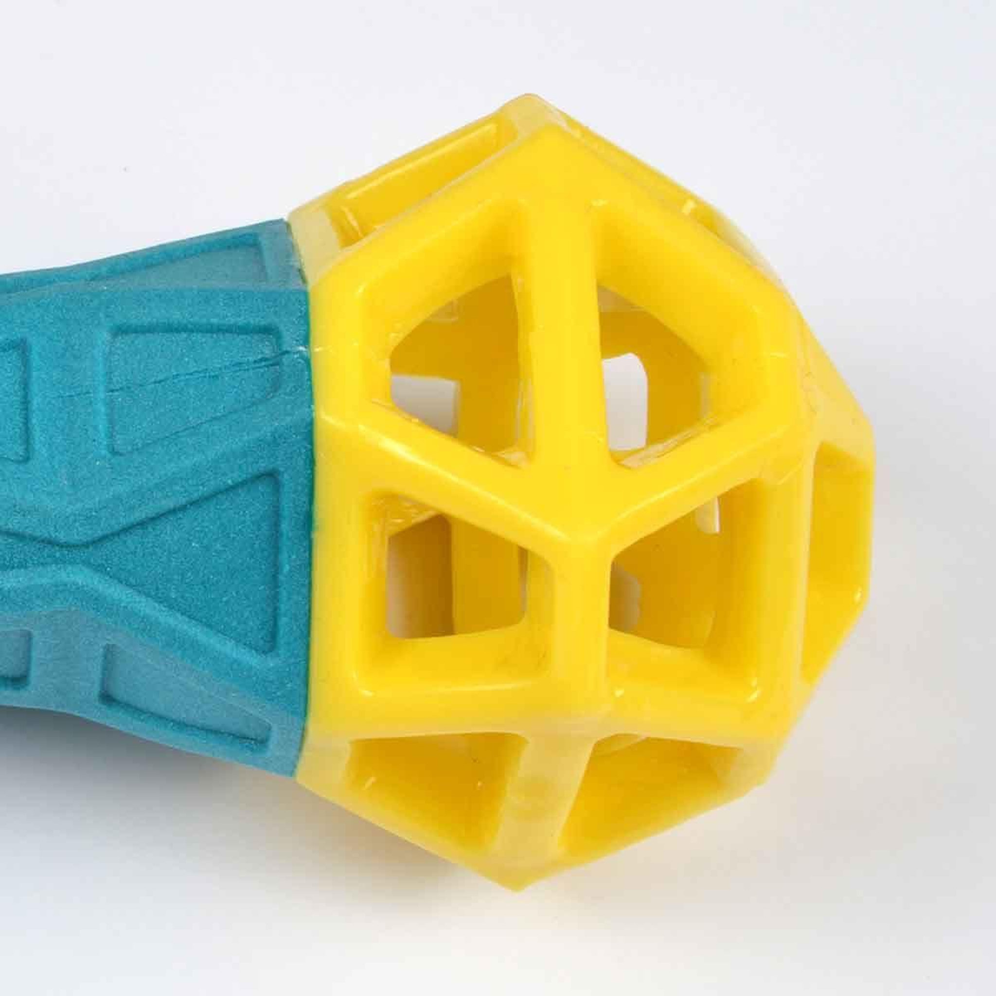 Voir la diapositive 3 : LOVE STORY Jouet pour chien os  géométrique  18cm bleu