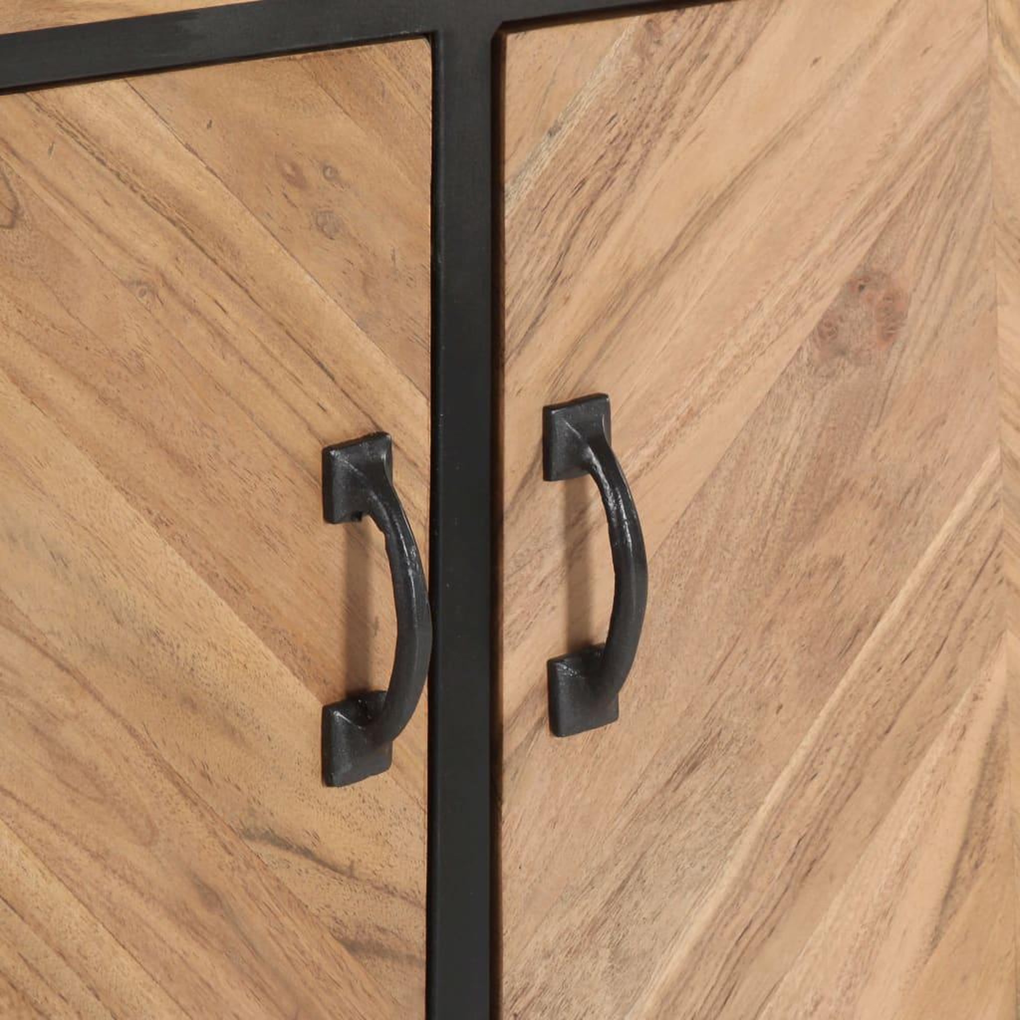 Voir la diapositive 5 : VIDAXL Buffet 120x30x75 cm bois d'acacia solide