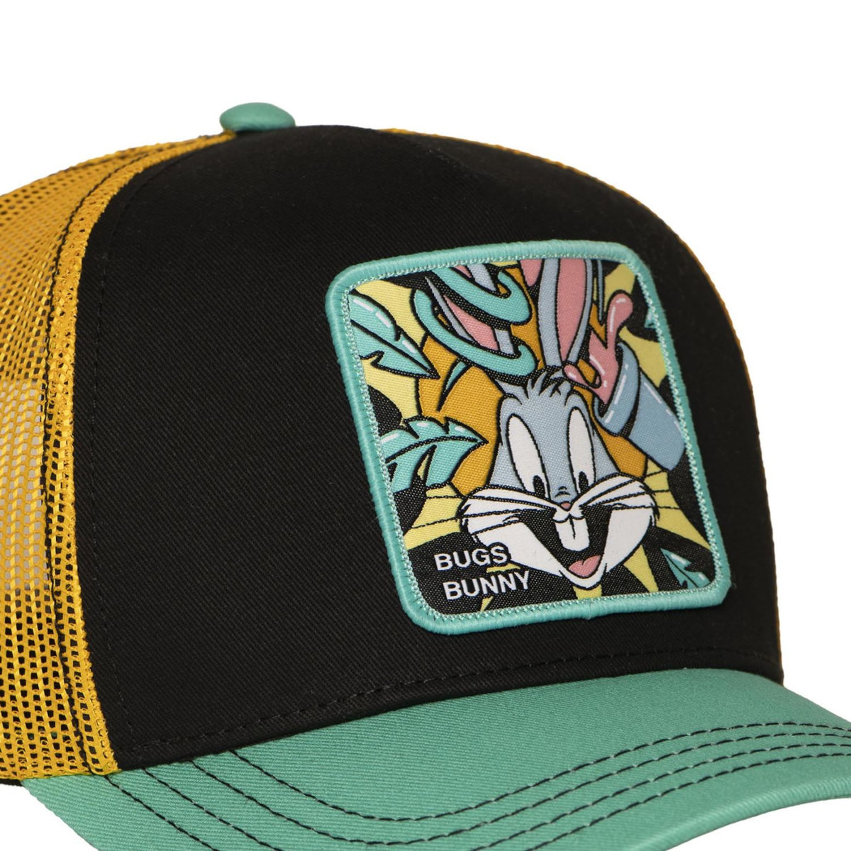 CAPSLAB Casquette Trucker avec filet Looney Tunes Bugs Bunny