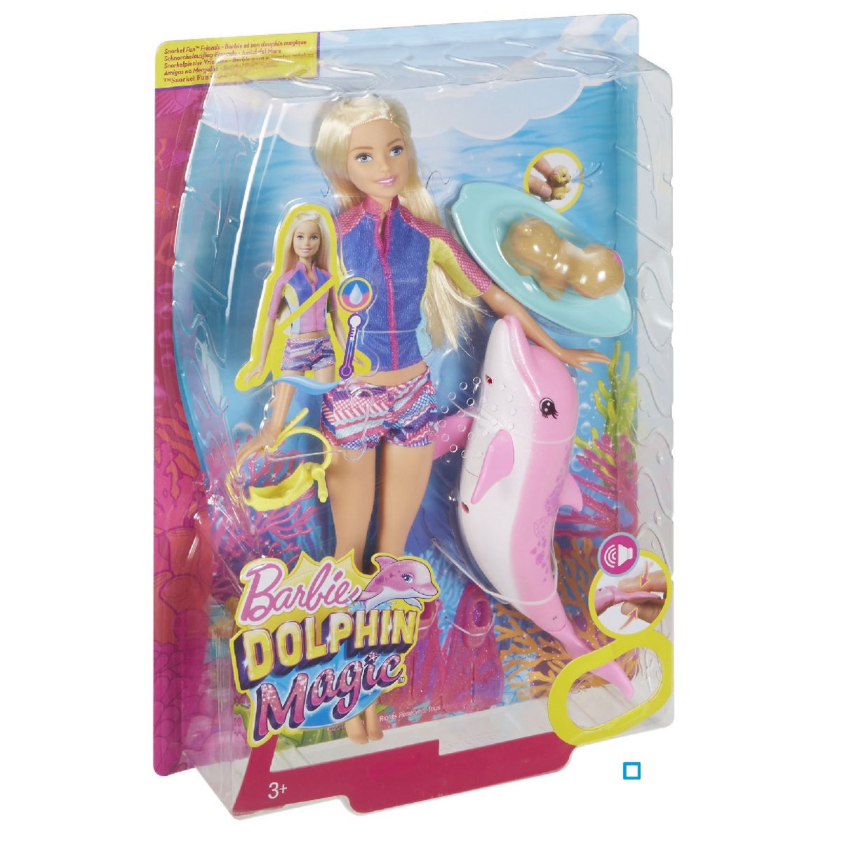 MATTEL Poupée Barbie et son Dauphin Magique