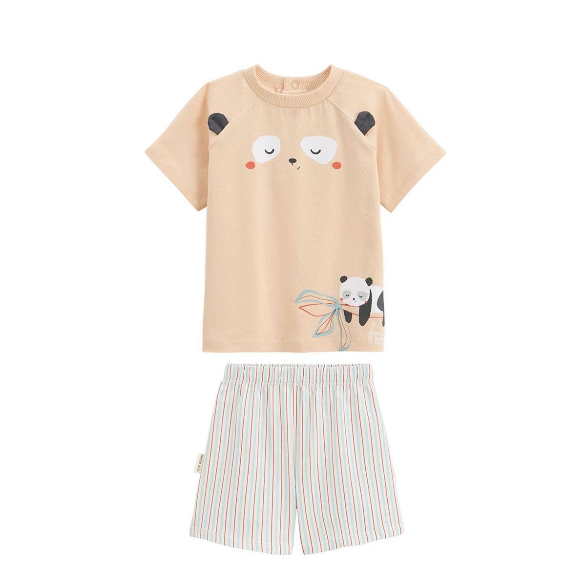 Petit Béguin Pyjama short enfant 2 pièces Bento