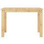 Voir la diapositive 4 : VIDAXL Table a manger Panama 117x60x75 cm bois massif de pin