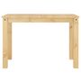 Voir la diapositive 4 : VIDAXL Table a manger Panama 117x60x75 cm bois massif de pin