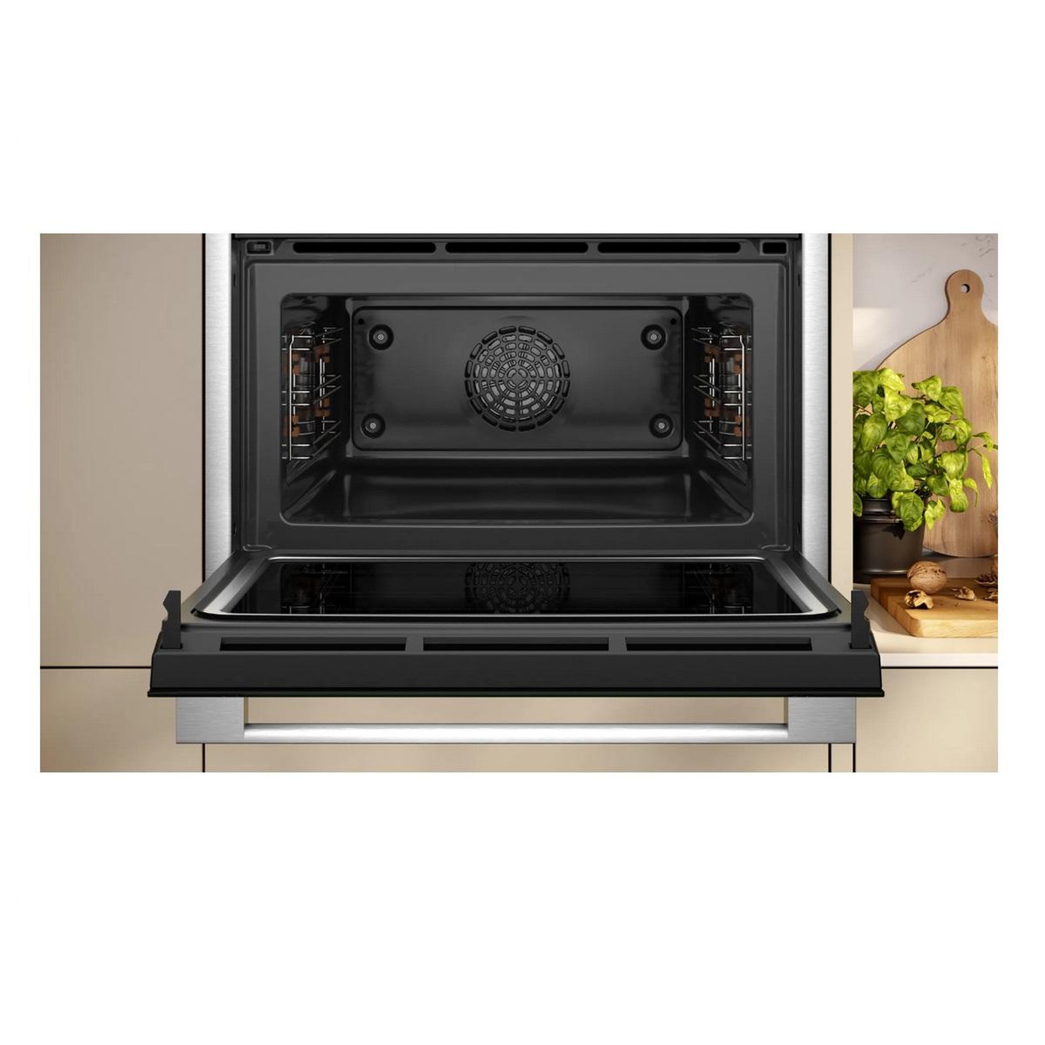 Voir la diapositive 3 : Neff Four combiné mo intégrable 45 noir - c24mr21n0