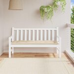 VIDAXL Coussin de banc de jardin beige 150x50x7 cm tissu oxford