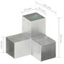 Voir la diapositive 6 : VIDAXL Connecteur de poteau Forme en Y Metal galvanise 91x91 mm