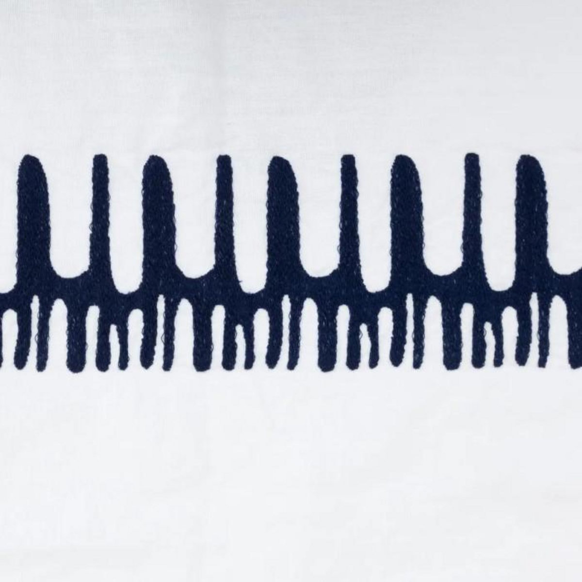 ATMOSPHERA Nappe Déco  Brodée  150x300cm Blanc