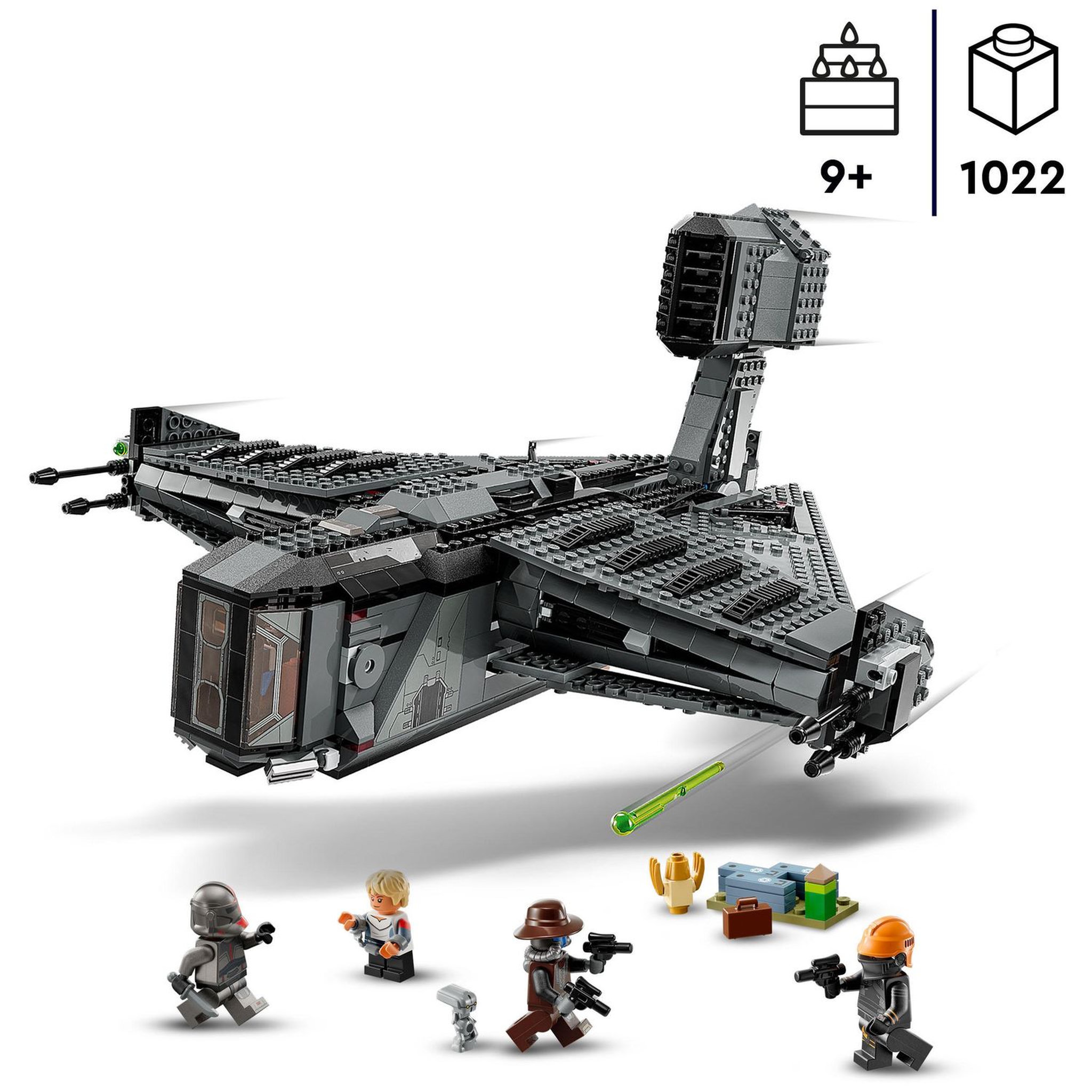 Voir la diapositive 4 : LEGO Star wars 75323 Le justifier, Jouet de Vaisseau Spatial, Construire, Figurine de Droïde