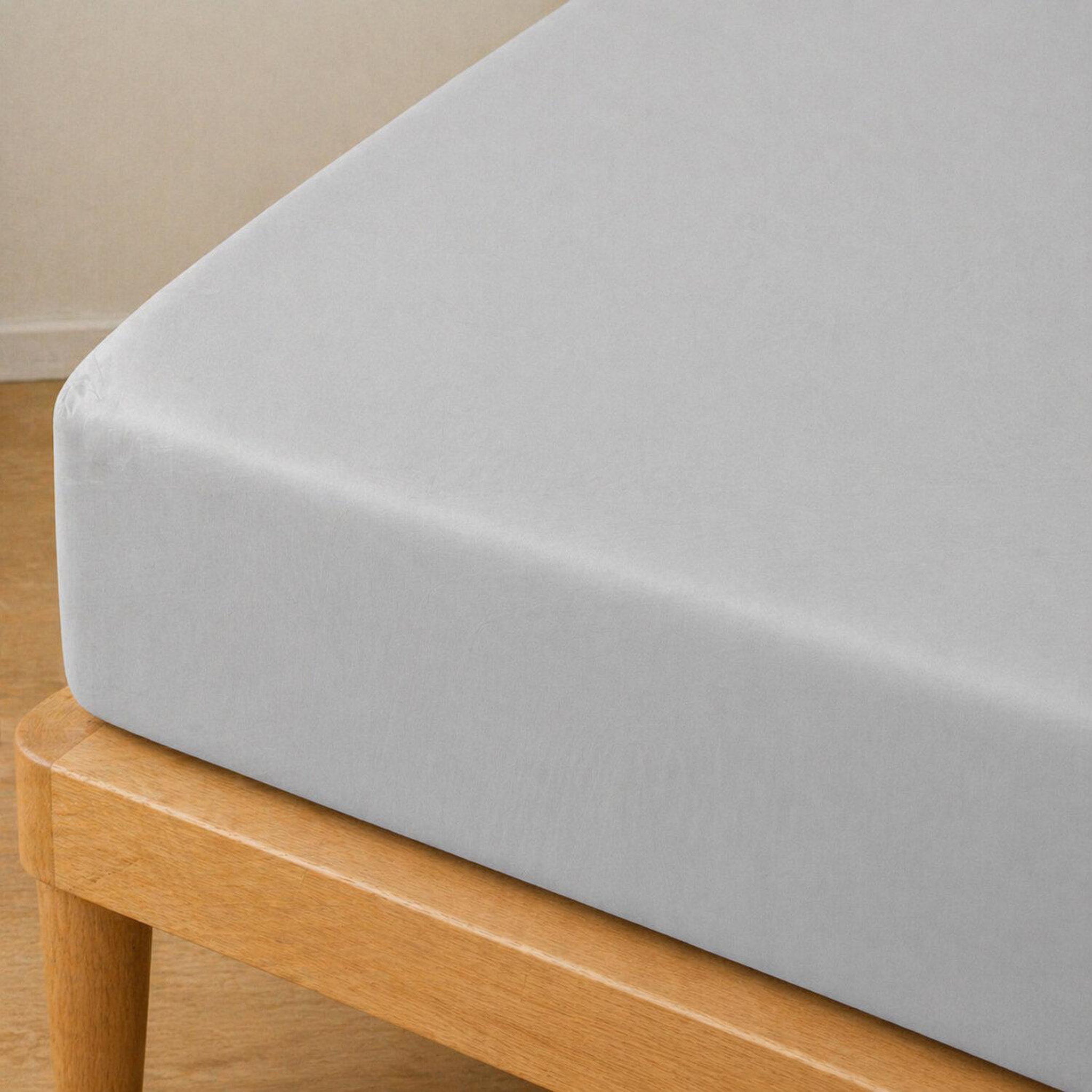 Voir la diapositive 2 : ATELIER DU COTON Parure de drap et drap housse coton 57fils unie