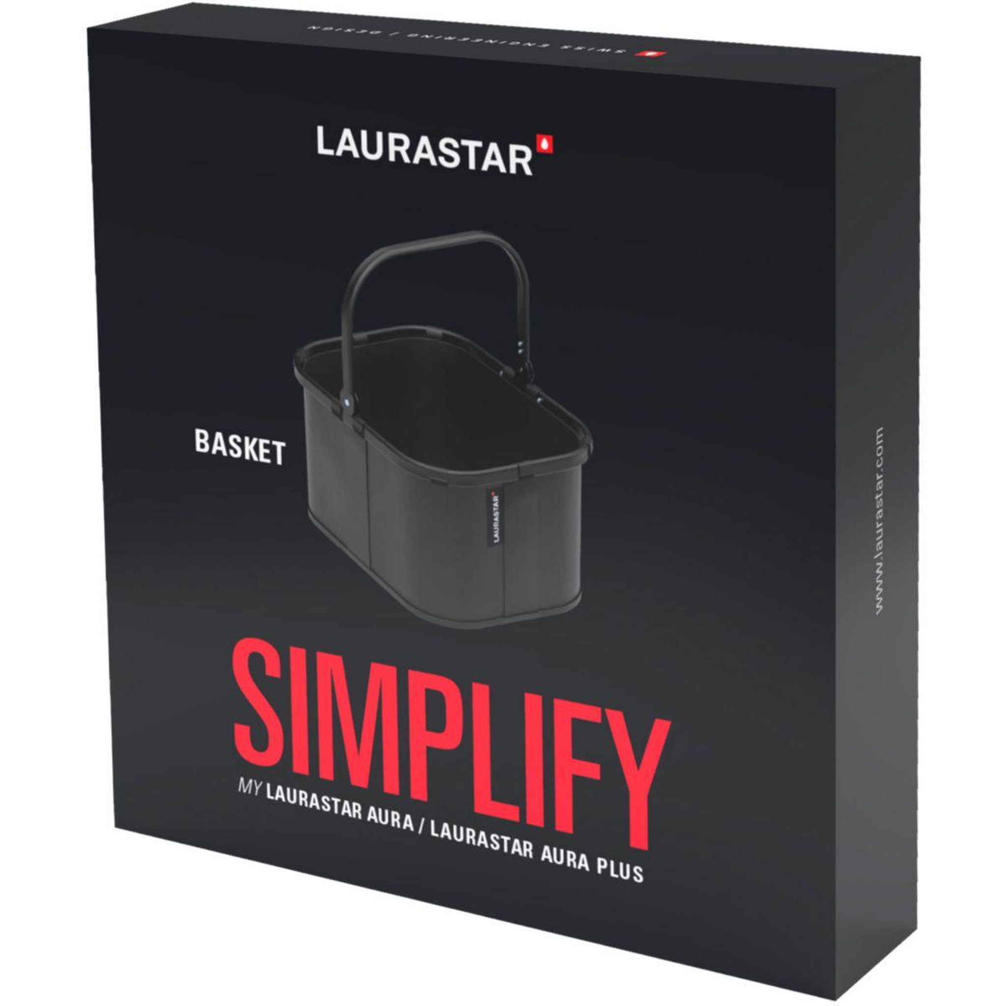 Voir la diapositive 3 : LAURASTAR Panier de rangement pour nettoyeur vapeur aura