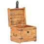 Voir la diapositive 2 : VIDAXL Coffre 40x40x40 cm Bois d'acacia solide