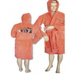 F.C. Barcelona PEIGNOIR DE BAIN ENFANT 'FC BARCELONE TOONS MANGO T0' VELOURS 100% Coton