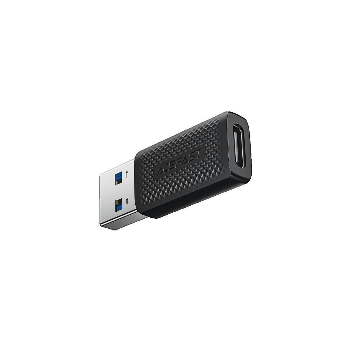 ACE Adaptateur Acefast USB-C vers USB-A Noir