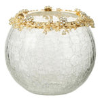 Paris Prix Photophore en Verre Design  Volve  14cm Transparent