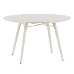 Paris Prix Table de Jardin Ronde Design  Lina  120cm Beige
