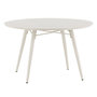 Voir la diapositive 1 : Paris Prix Table de Jardin Ronde Design  Lina  120cm Beige