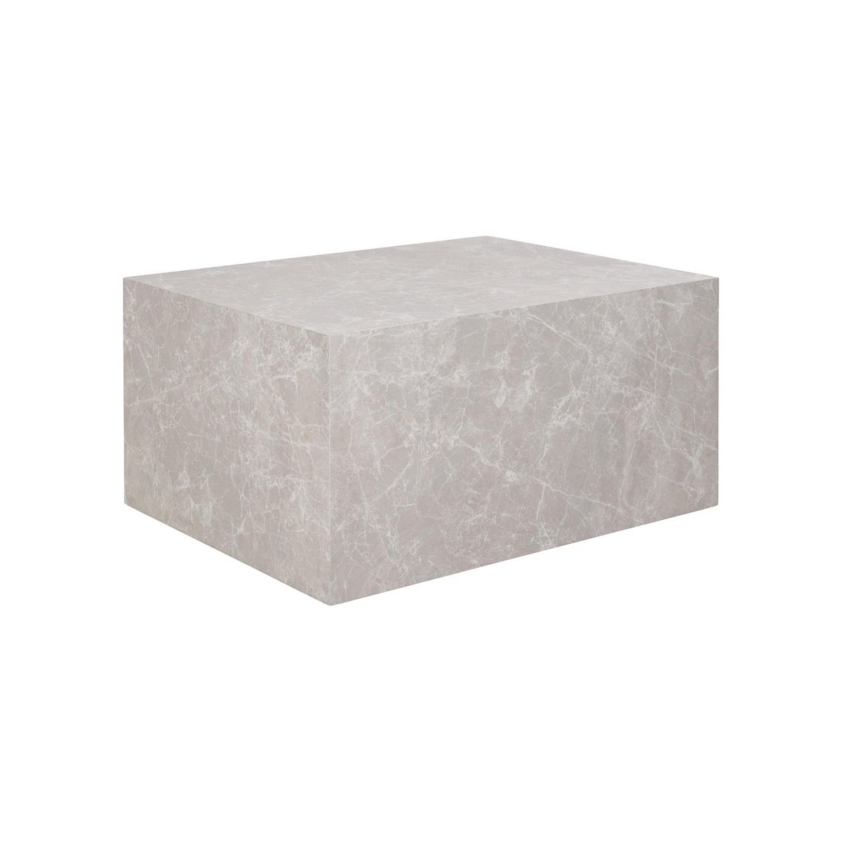 LISA DESIGN Pula - table basse - effet marbre - 80 cm