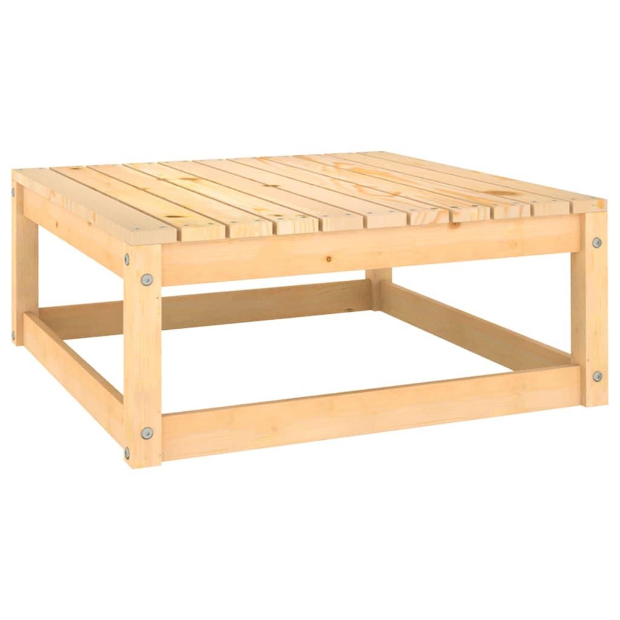 Voir la diapositive 5 : VIDAXL Salon de jardin 7 pcs avec coussins Bois de pin massif