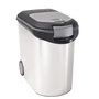 Voir la diapositive 2 : CURVER CURVER Conteneur a croquettes pour chien 12 kg - 35L - Aspect métal