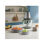 Voir la diapositive 5 : Philips Mini hachoir bol verre 2l 500w silver - HR1503/00