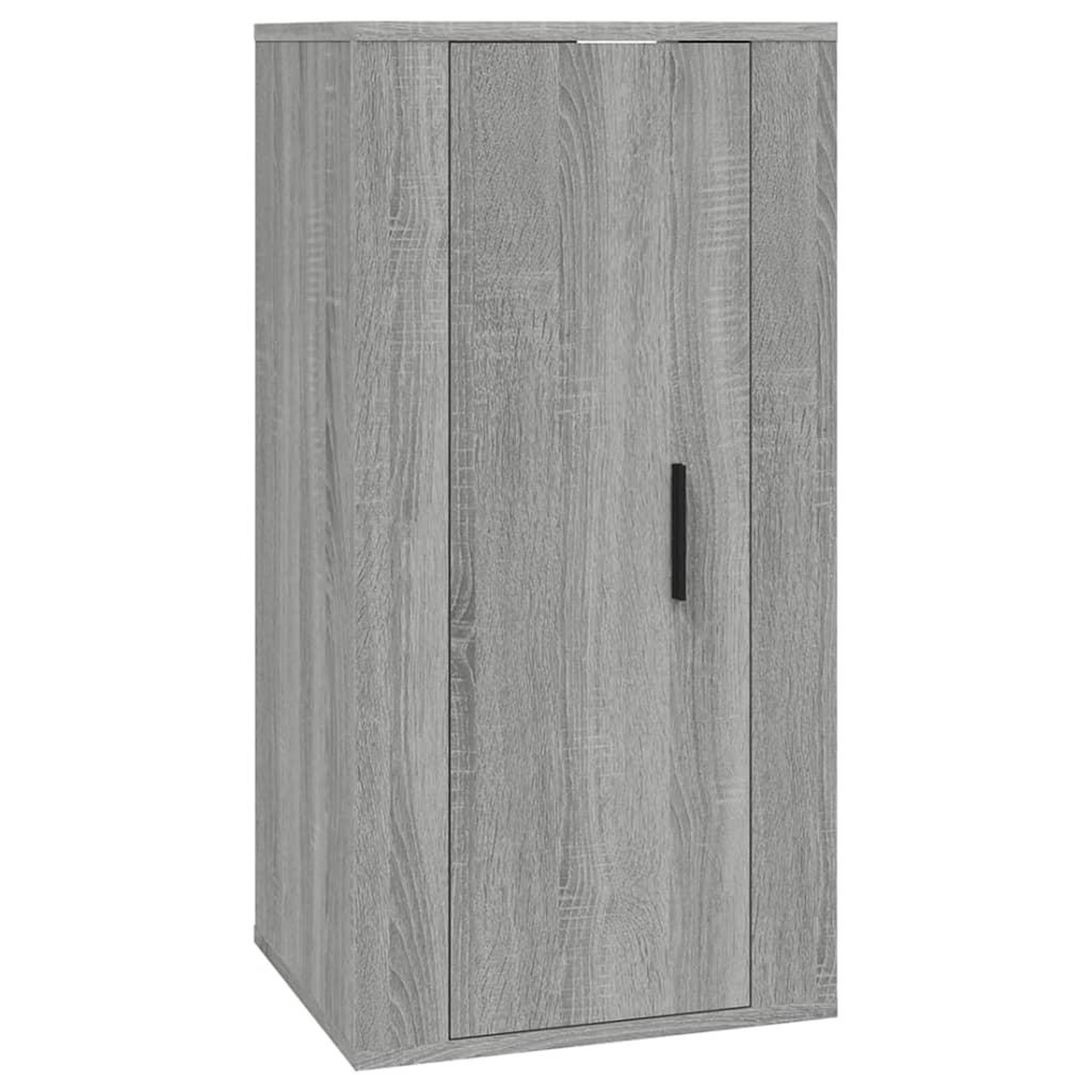 Voir la diapositive 2 : VIDAXL Meuble TV mural Sonoma gris 40x34,5x80 cm