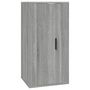 Voir la diapositive 2 : VIDAXL Meuble TV mural Sonoma gris 40x34,5x80 cm