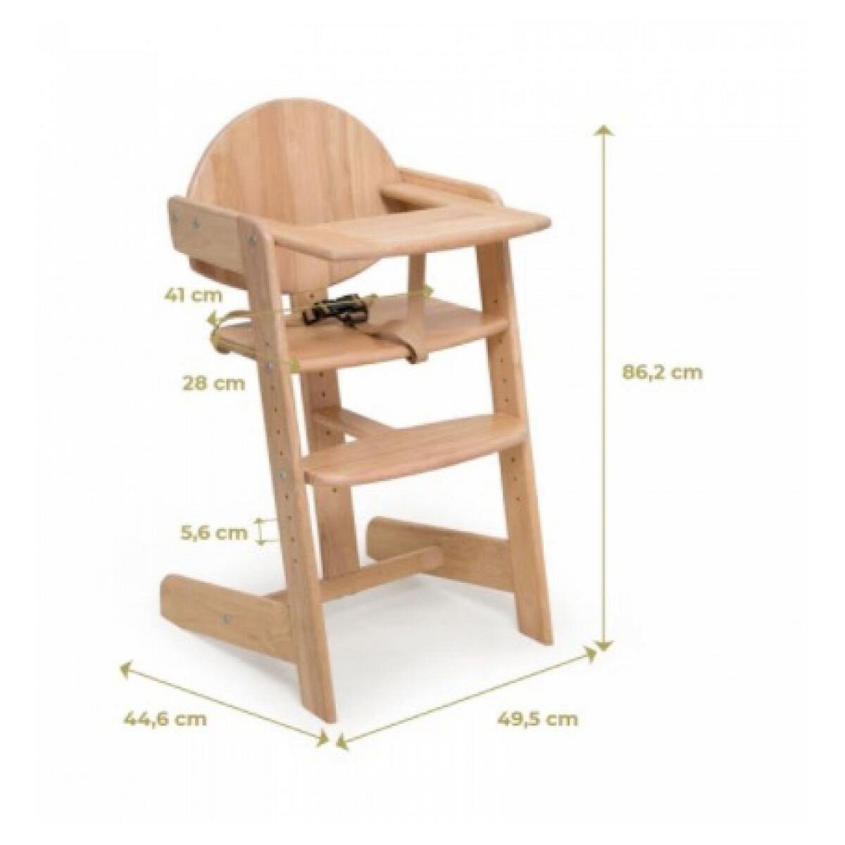 GEUTHER Chaise haute FILOU UP  Tablette Incluse Couleur Vert Menthe