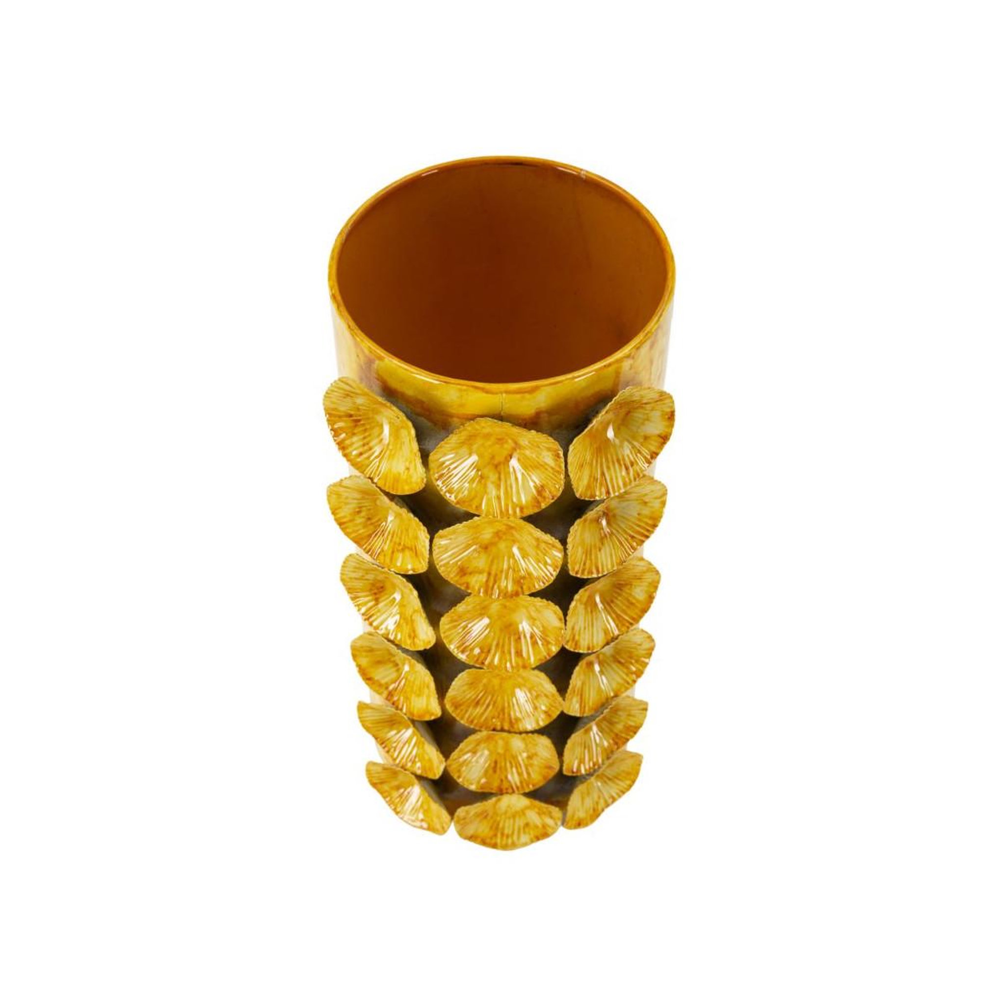 Voir la diapositive 3 : Paris Prix Vase design  drop  33cm jaune